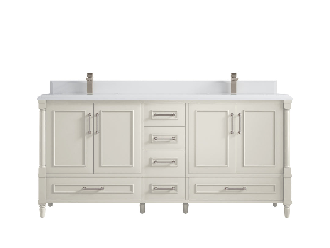 Aberdeen 72 in. W x 22 in. D Double Sink Bathroom Vanity