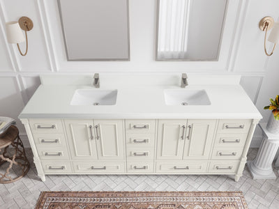 Aberdeen 84 in. W x 22 in. D Double Sink Bathroom Vanity