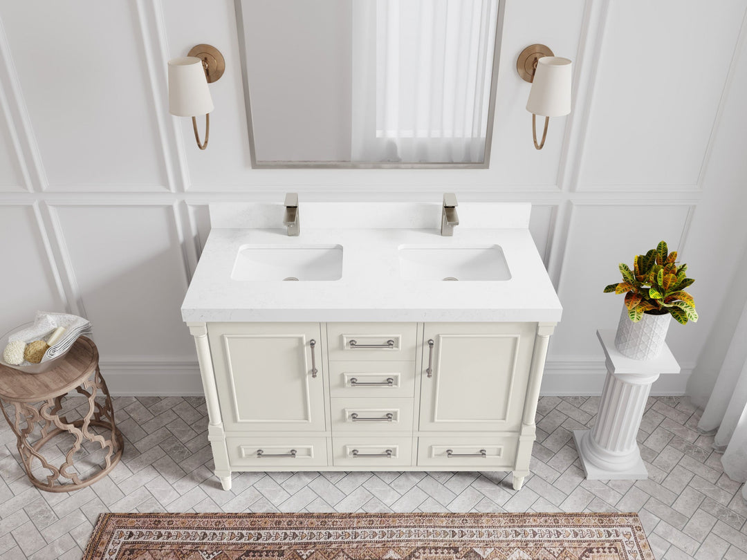 Aberdeen 48 in. W x 22 in. D Double Sink Bathroom Vanity
