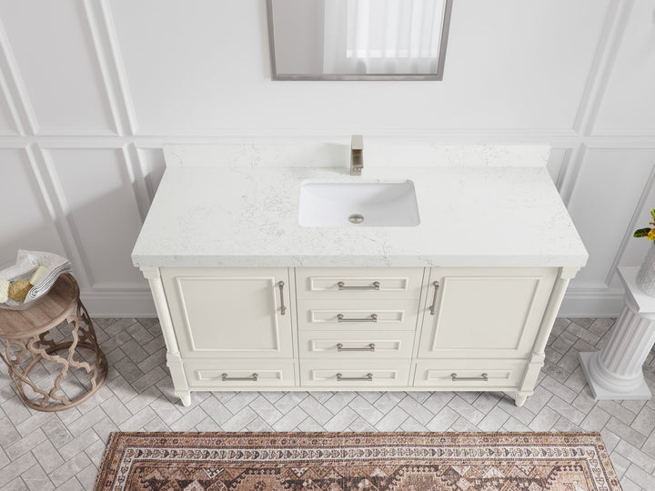 Aberdeen 60 in. W x 22 in. D Single Sink Bathroom Vanity - photo 30