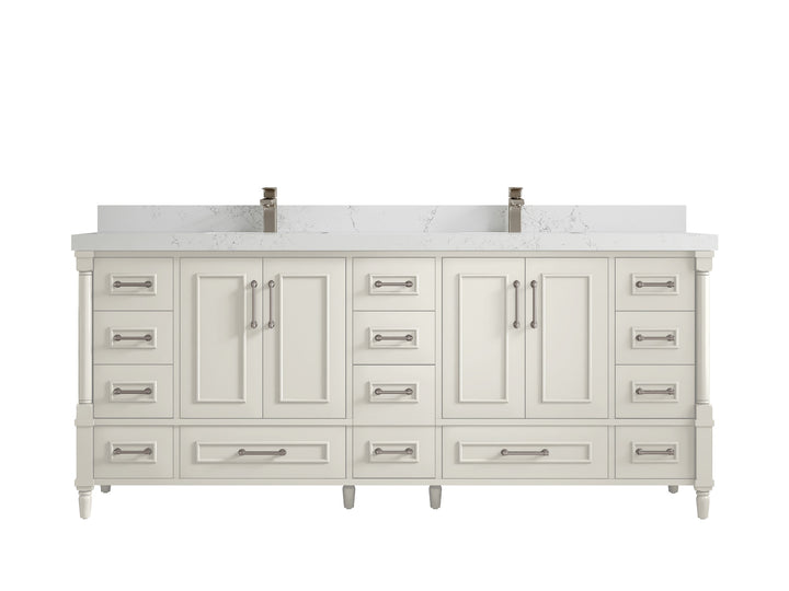 Aberdeen 80 in. W x 22 in. D Double Sink Bathroom Vanity - photo 18