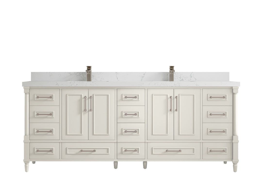 Aberdeen 84 in. W x 22 in. D Double Sink Bathroom Vanity