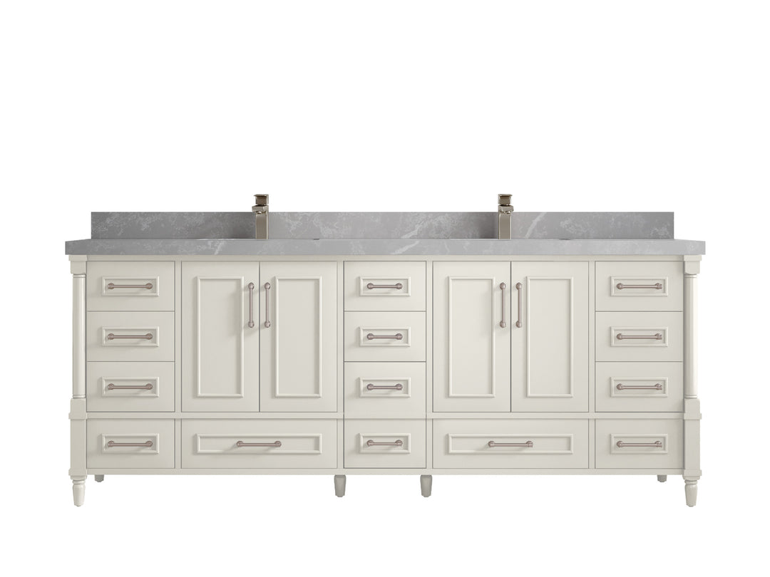 Aberdeen 84 in. W x 22 in. D Double Sink Bathroom Vanity