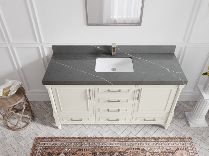 Aberdeen 60 in. W x 22 in. D Single Sink Bathroom Vanity - photo 34
