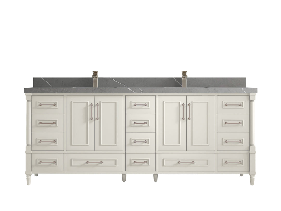Aberdeen 84 in. W x 22 in. D Double Sink Bathroom Vanity