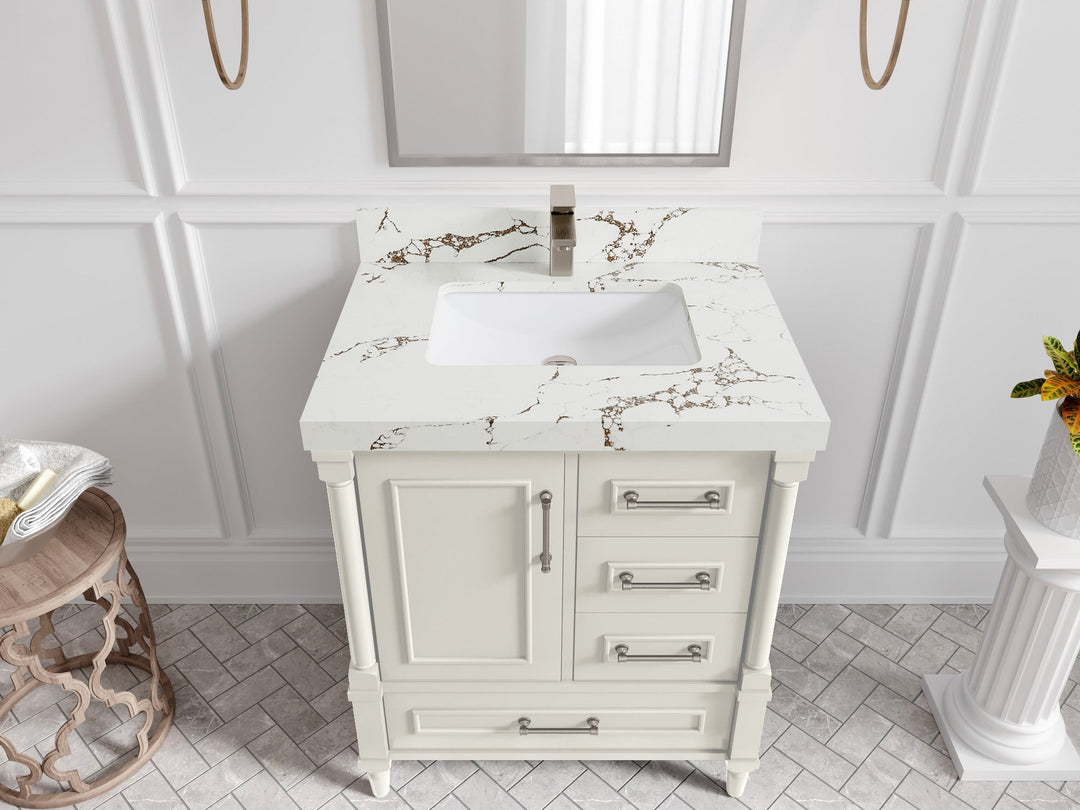 Aberdeen 30 in. W x 22 in. D Single Sink Bathroom Vanity