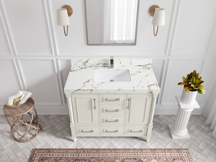 Aberdeen 42 in. W x 22 in. D Single Sink Bathroom Vanity - photo 33
