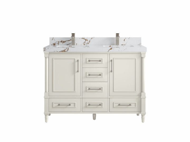 Aberdeen 48 in. W x 22 in. D Double Sink Bathroom Vanity - photo 16