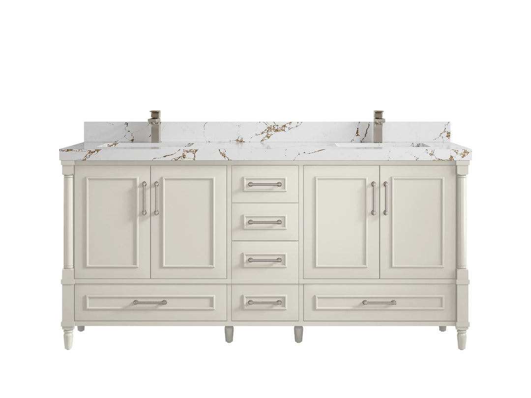 Aberdeen 72 in. W x 22 in. D Double Sink Bathroom Vanity