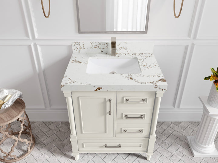 Aberdeen 30 in. W x 22 in. D Single Sink Bathroom Vanity - photo 39