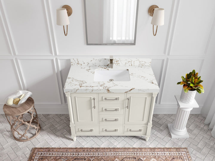 Aberdeen 42 in. W x 22 in. D Single Sink Bathroom Vanity - photo 35