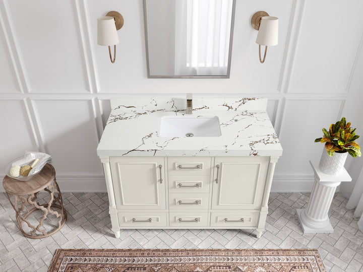 Aberdeen 48 in. W x 22 in. D Single Sink Bathroom Vanity - photo 38