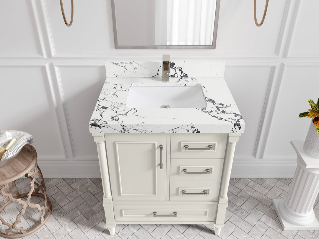 Aberdeen 30 in. W x 22 in. D Single Sink Bathroom Vanity