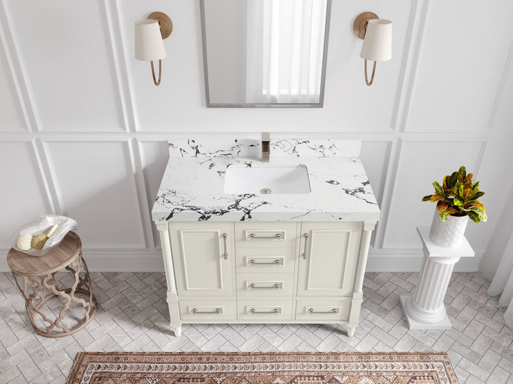 Aberdeen 42 in. W x 22 in. D Single Sink Bathroom Vanity - photo 37