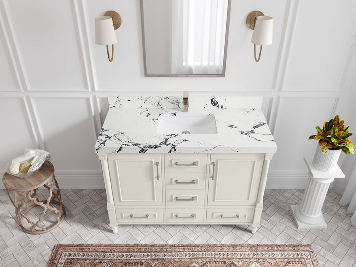 Aberdeen 48 in. W x 22 in. D Single Sink Bathroom Vanity - photo 40