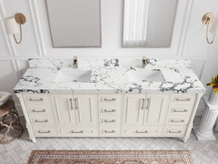 Aberdeen 84 in. W x 22 in. D Double Sink Bathroom Vanity - photo 38