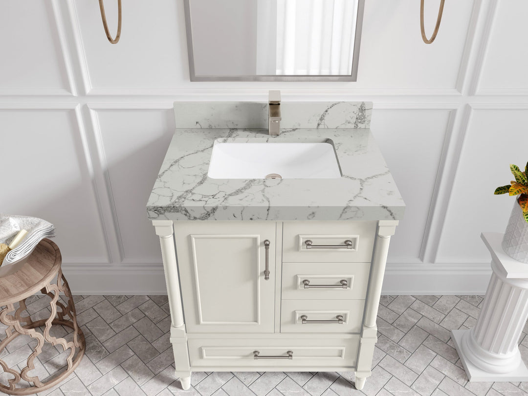 Aberdeen 30 in. W x 22 in. D Single Sink Bathroom Vanity