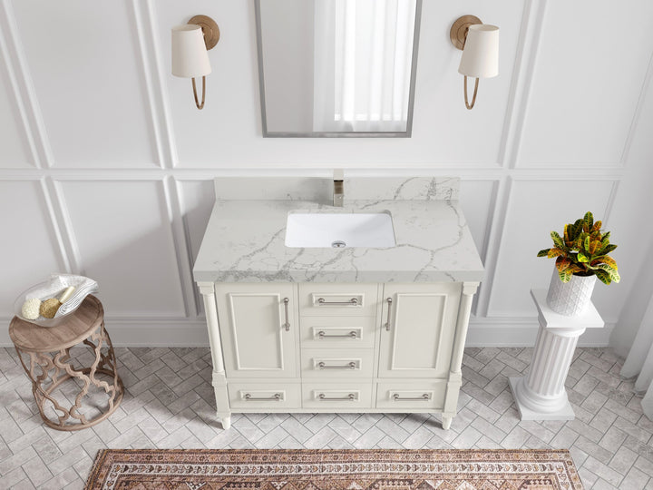 Aberdeen 42 in. W x 22 in. D Single Sink Bathroom Vanity - photo 39