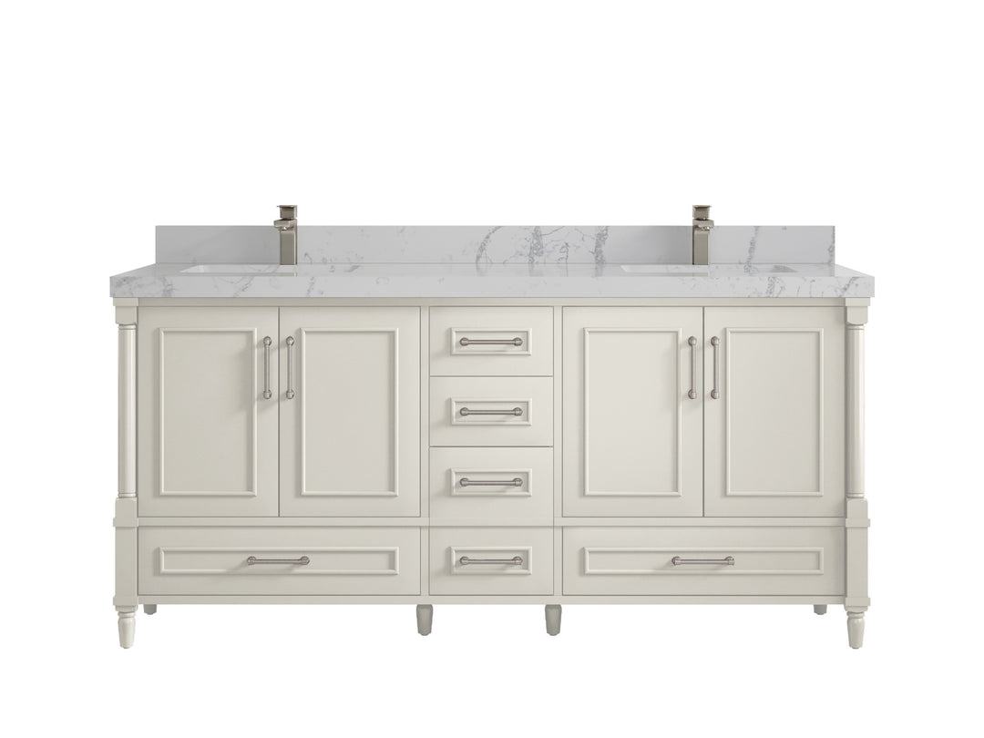 Aberdeen 72 in. W x 22 in. D Double Sink Bathroom Vanity