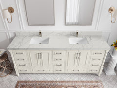 Aberdeen 84 in. W x 22 in. D Double Sink Bathroom Vanity - photo 40