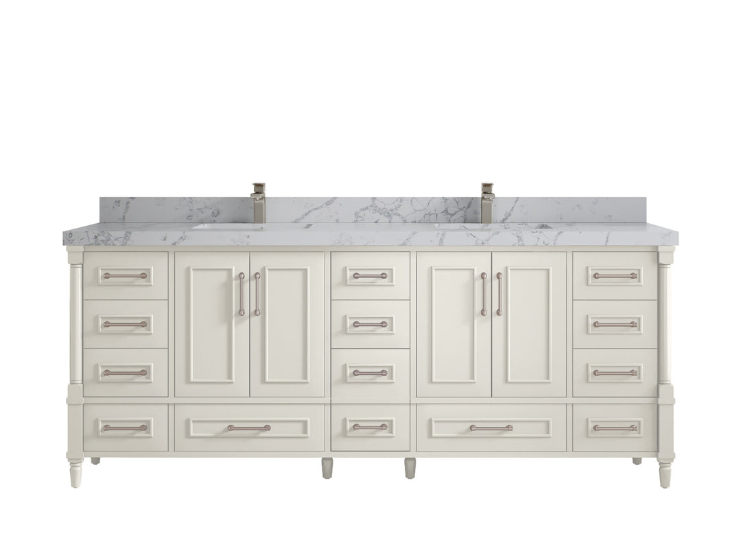 Aberdeen 84 in. W x 22 in. D Double Sink Bathroom Vanity