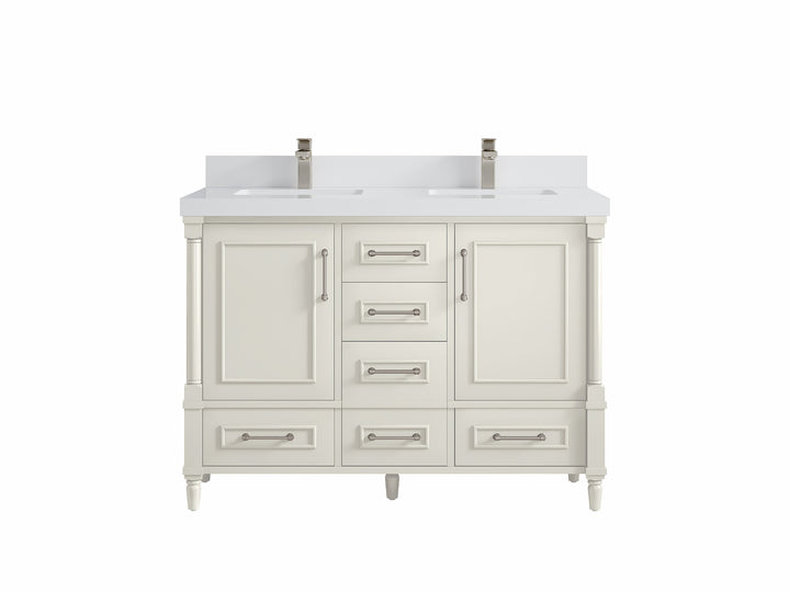 Aberdeen 48 in. W x 22 in. D Double Sink Bathroom Vanity - photo 18