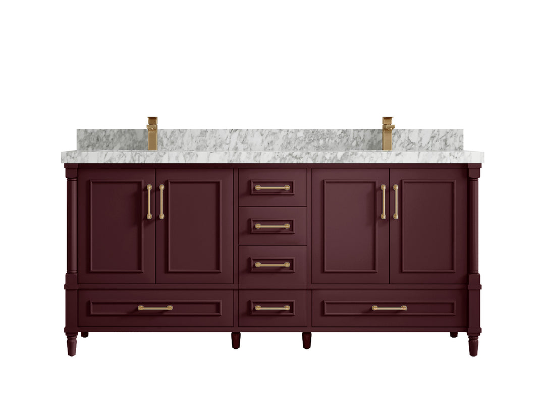 Aberdeen 72 in. W x 22 in. D Double Sink Bathroom Vanity
