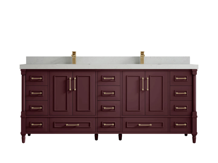 Aberdeen 80 in. W x 22 in. D Double Sink Bathroom Vanity - photo 24