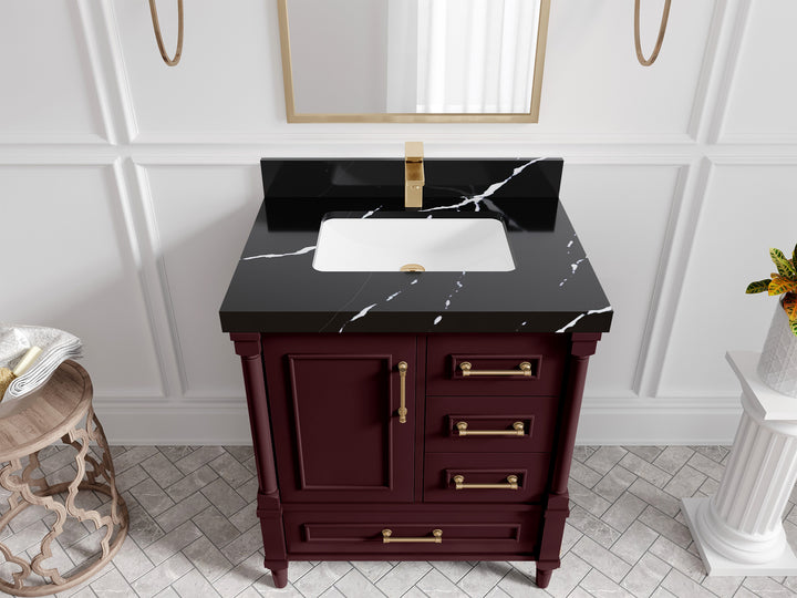 Aberdeen 30 in. W x 22 in. D Single Sink Bathroom Vanity - photo 11