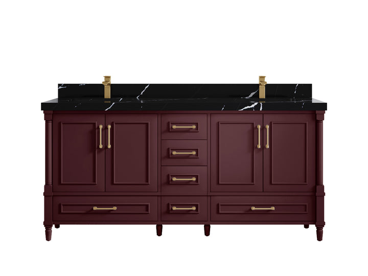 Aberdeen 72 in. W x 22 in. D Double Sink Bathroom Vanity - photo 12