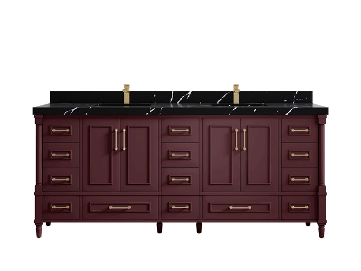 Aberdeen 80 in. W x 22 in. D Double Sink Bathroom Vanity - photo 10