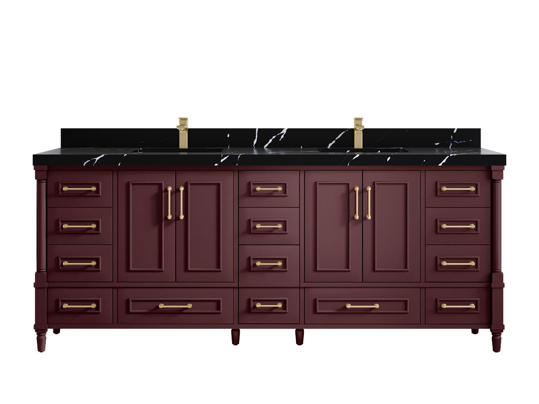 Aberdeen 84 in. W x 22 in. D Double Sink Bathroom Vanity