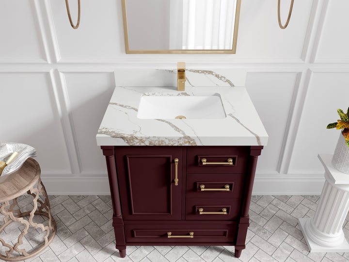 Aberdeen 30 in. W x 22 in. D Single Sink Bathroom Vanity - photo 13