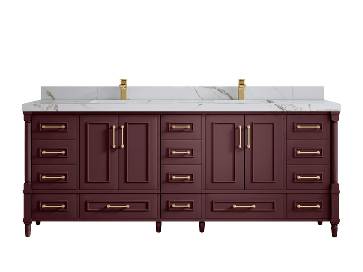 Aberdeen 84 in. W x 22 in. D Double Sink Bathroom Vanity - photo 12