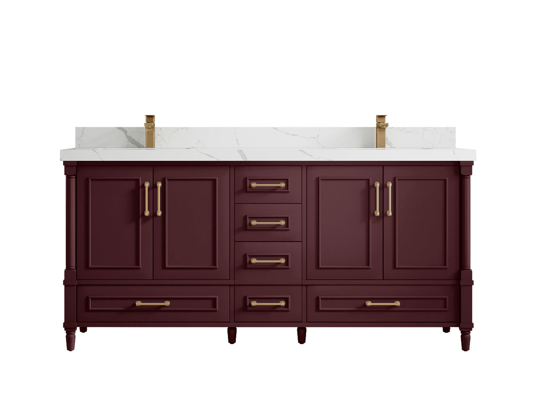 Aberdeen 72 in. W x 22 in. D Double Sink Bathroom Vanity