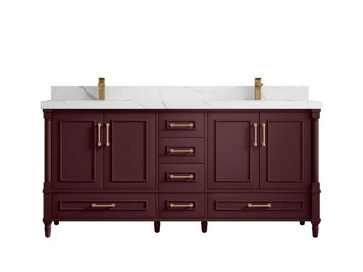 Aberdeen 72 in. W x 22 in. D Double Sink Bathroom Vanity - photo 16
