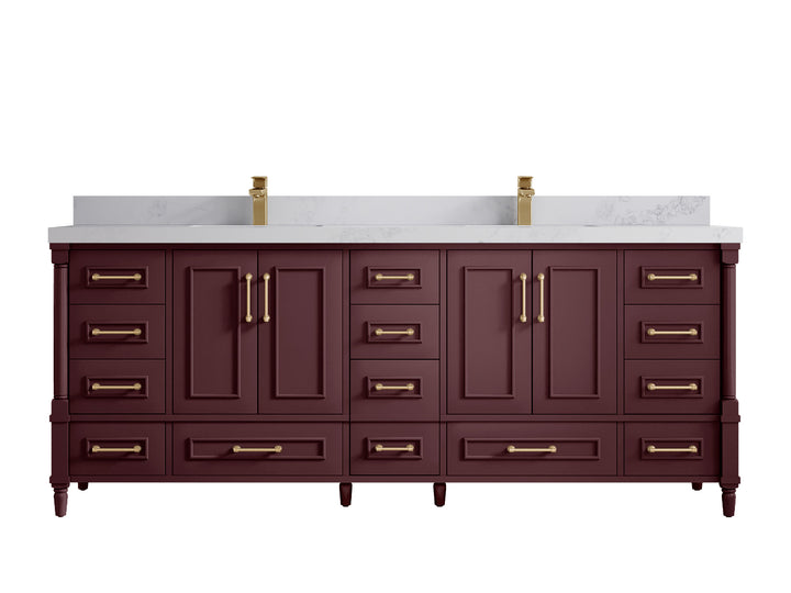Aberdeen 84 in. W x 22 in. D Double Sink Bathroom Vanity - photo 16