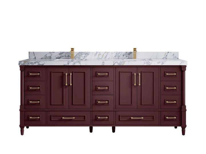 Aberdeen 80 in. W x 22 in. D Double Sink Bathroom Vanity - photo 18
