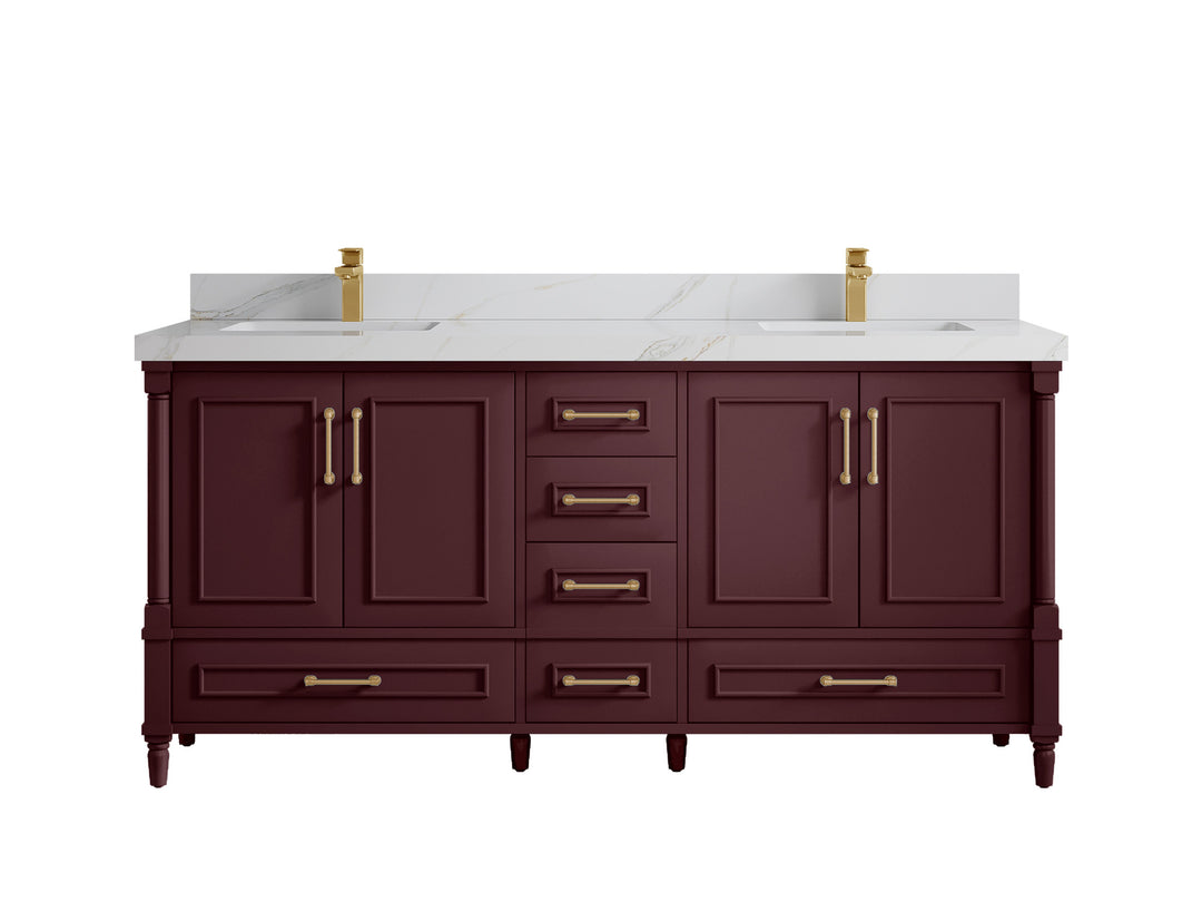 Aberdeen 72 in. W x 22 in. D Double Sink Bathroom Vanity