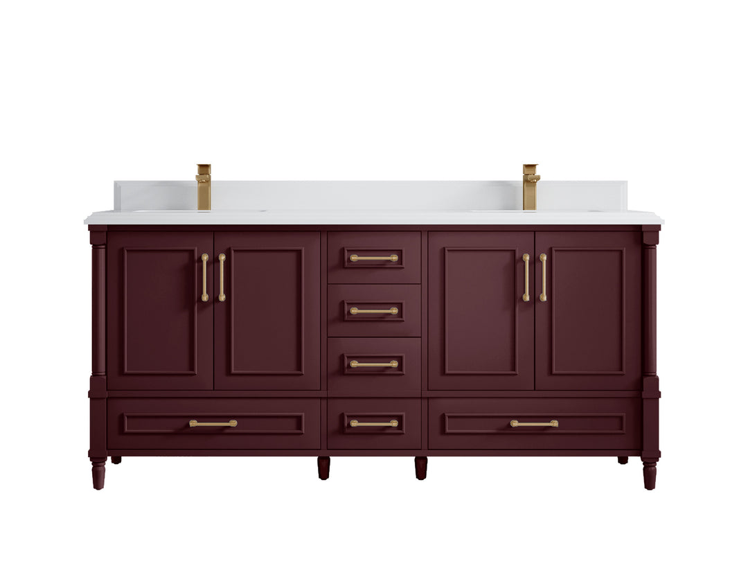 Aberdeen 72 in. W x 22 in. D Double Sink Bathroom Vanity