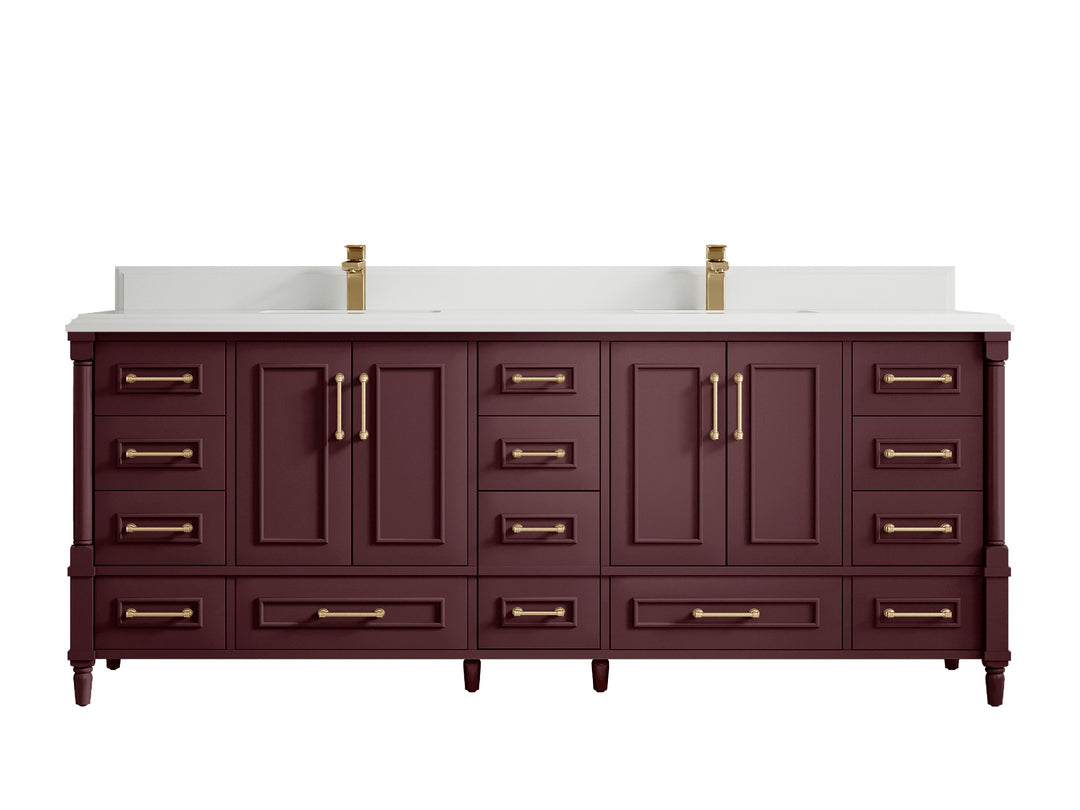 Aberdeen 84 in. W x 22 in. D Double Sink Bathroom Vanity