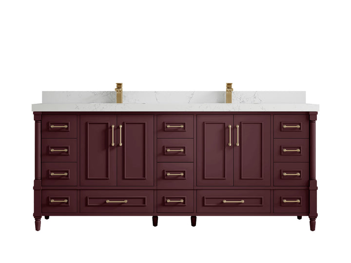 Aberdeen 80 in. W x 22 in. D Double Sink Bathroom Vanity - photo 32