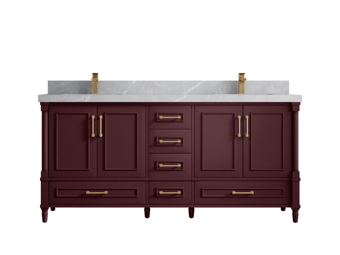 Aberdeen 72 in. W x 22 in. D Double Sink Bathroom Vanity