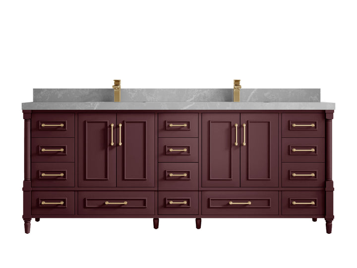 Aberdeen 84 in. W x 22 in. D Double Sink Bathroom Vanity - photo 30