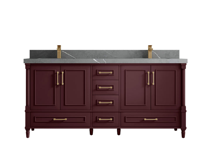 Aberdeen 72 in. W x 22 in. D Double Sink Bathroom Vanity - photo 34