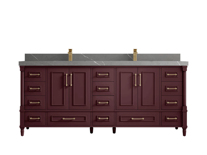 Aberdeen 80 in. W x 22 in. D Double Sink Bathroom Vanity - photo 36