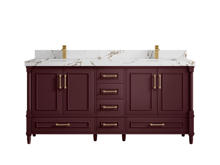 Aberdeen 72 in. W x 22 in. D Double Sink Bathroom Vanity - photo 36