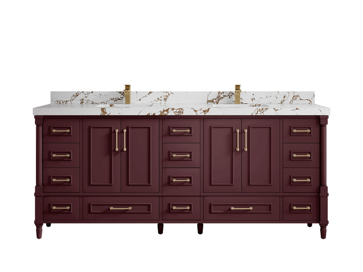 Aberdeen 80 in. W x 22 in. D Double Sink Bathroom Vanity - photo 38