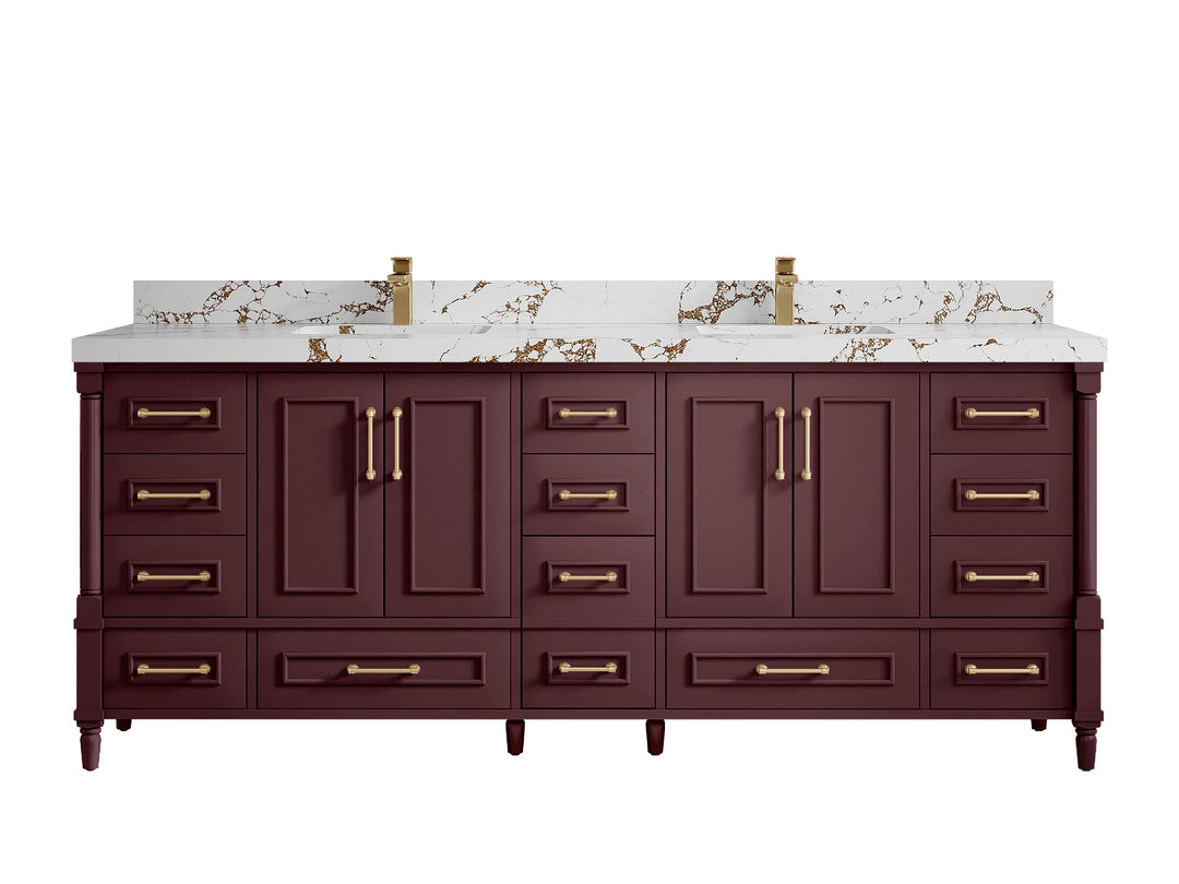 Aberdeen 84 in. W x 22 in. D Double Sink Bathroom Vanity