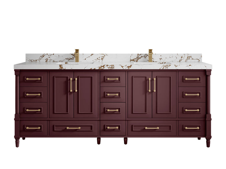 Aberdeen 84 in. W x 22 in. D Double Sink Bathroom Vanity - photo 34